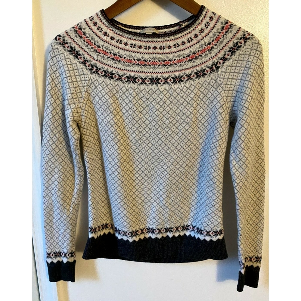 Thick patterned sweater from talbots